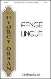 Pange Lingua SATB choral sheet music cover